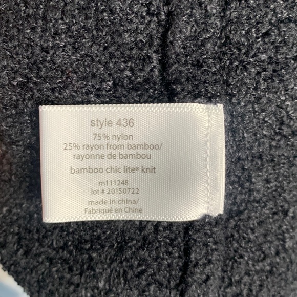 BAREFOOT DREAMS Open Bamboo Chic Lite Calypso cascade cardigan W-237 Sz S/M - Picture 7 of 8